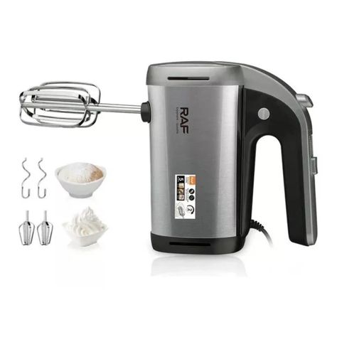 Batidora Electrica De Mano 150W Gris R6691 Raf-2