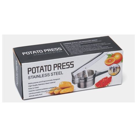 Exprimidor Manual De Papas O Frutas Para Jugos Metalico-4