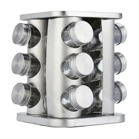 Organizador Condimentos Especias Giratorio 12 Frascos Cocina-0