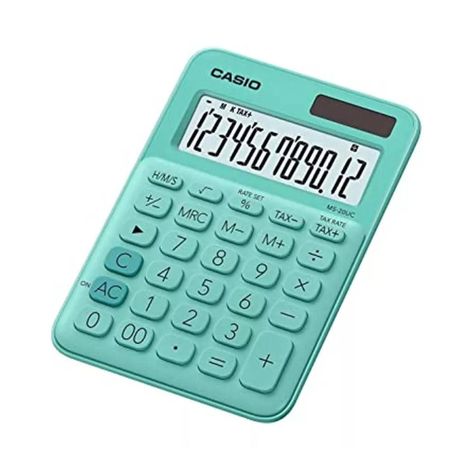 Calculadora De Escritorio 10 Digitos Turquesa MS-7UC-1