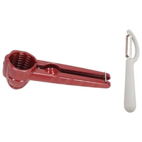 Partidor De Nueces Y Almendras Metalico Manual Rojo-1