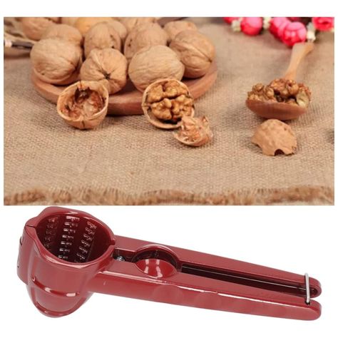 Partidor De Nueces Y Almendras Metalico Manual Rojo-4
