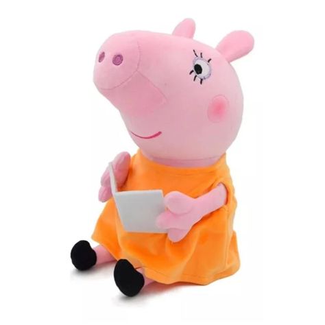 Juguete Pack 6 Peluches Llaveros Peppa Pig 13cm Infantil-0