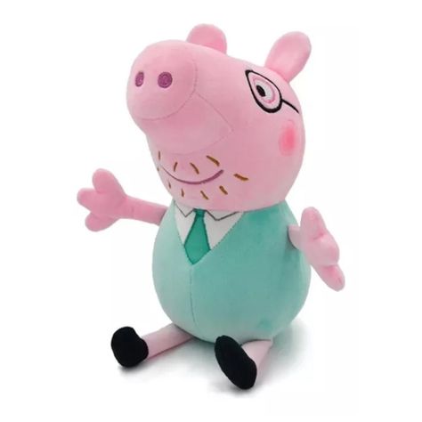 Juguete Pack 6 Peluches Llaveros Peppa Pig 13cm Infantil-1