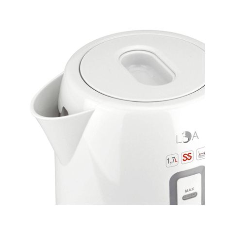 Hervidor Electrico 1700ml 1800W Blanco LOA 3635-1