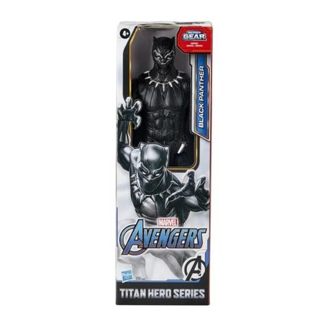 Juguete Figura De Accion Pantera Negra 30Cm Marvel Hasbro-3