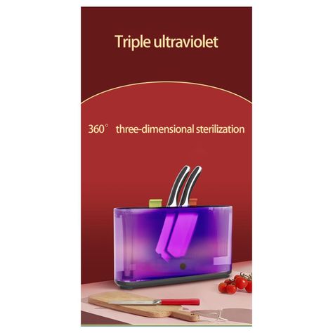 Maquina De Desinfeccion Esterilizadora UV Cocina Cuchillos-1