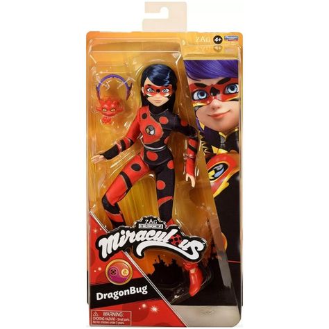 Juguete Figura Muñeca Dragonbug 28cm Miraculous-0