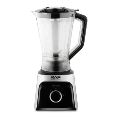 Procesador De alimentos 1200W Licuadora 4 En 1 R2858 Raf-0