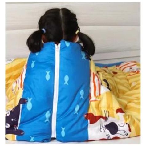 Frazada Manta Cobija Con Manga Convertible 3 En 1 Infantil Amarillo-2