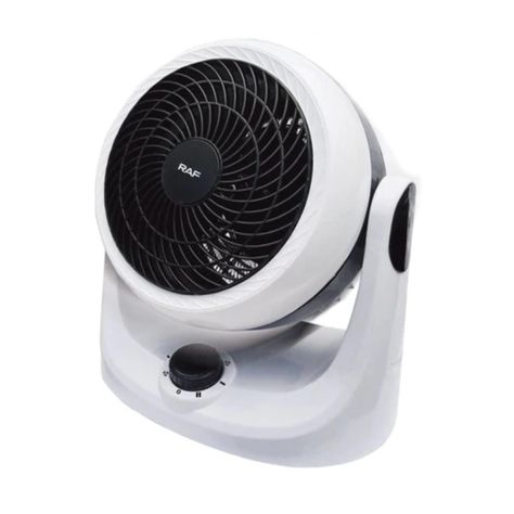 Calefactor Termoventilador 2000W Blanco Circular 90°-1