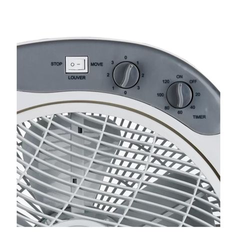 Ventilador Box 12 Pulgadas 3 Vel Blanco KF-12B3-1