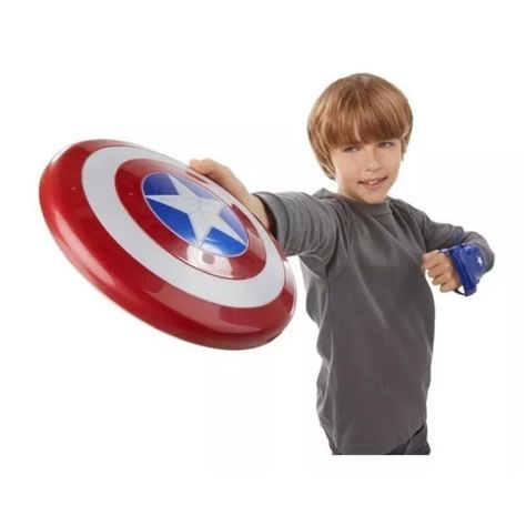 Juguete Escudo Capitan America Muñequera Magnetica Infantil-2
