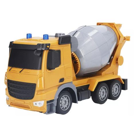 Juguete Camion De Cemento A Control Remoto Amarillo Infnatil-0