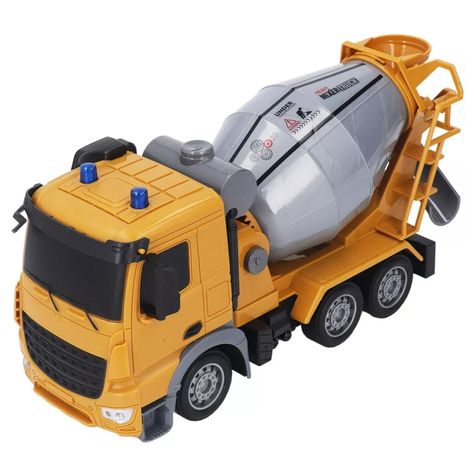 Juguete Camion De Cemento A Control Remoto Amarillo Infnatil-1
