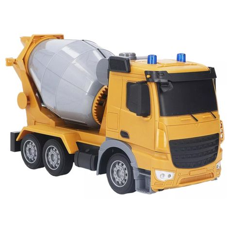 Juguete Camion De Cemento A Control Remoto Amarillo Infnatil-2