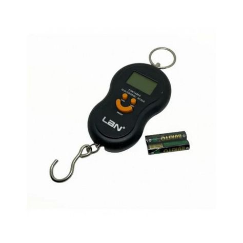 Balanza Peso Portatil De Gancho 50kg Negro LBS100 -2