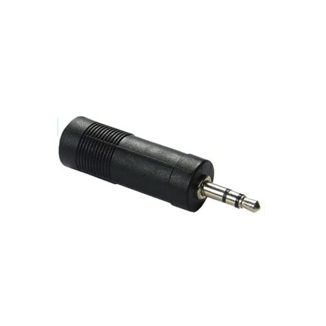 Adaptador De Audio 6.3 Mm Hembra A 3.5 Mm Macho-1