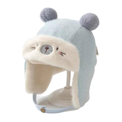 Gorro De Invierno Con Chiporro Para Bebes Azul-0