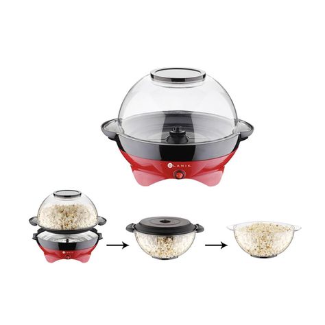 Maquina Pop Corn Cabritas Palomitas Rojo BPCM018 Blanik-1
