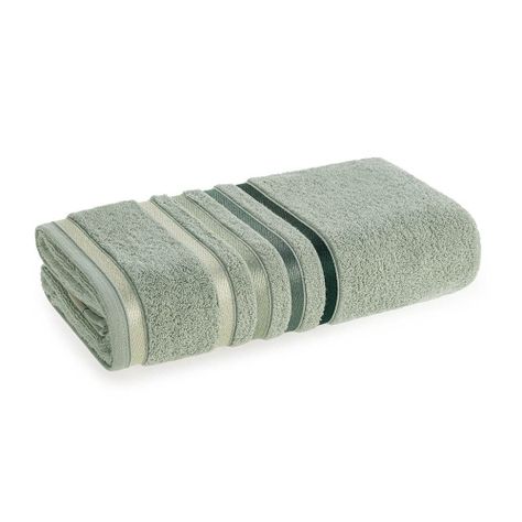 Toalla de baño Karsten Lumina 500gr 70 x 140 cm Menta/Verde-0