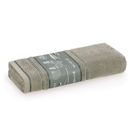 Toalla de baño Karsten Militar Verde-0