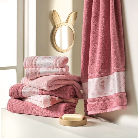 Toalla de baño Karsten Alicia Palo Rosa-1