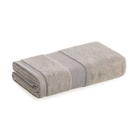Toalla de baño Karsten Serenity 430gr 70x135 cm Gris Perla-0