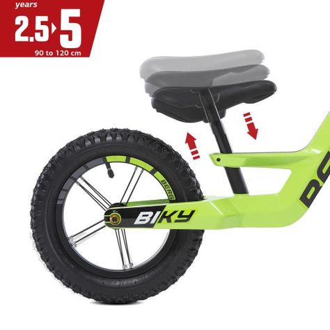 Bicicleta sin pedal Biky Cross Verde-3