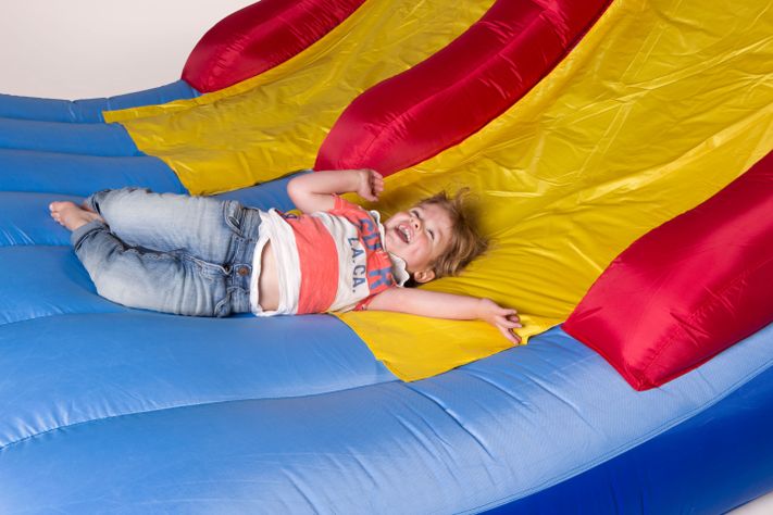 Juego Inflable Tobogán Doble-3