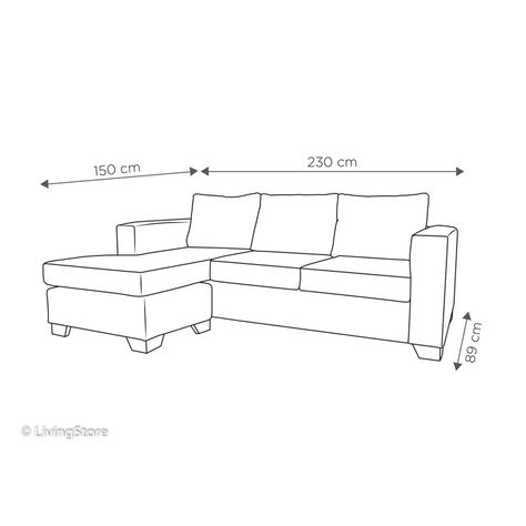 Sofá 3 Cuerpos Intercambiable Chelsea WR 230 cm Verde-2