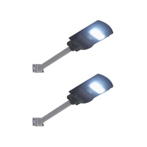 Pack 2 Luminaria Led 100 W Solar Contra Agua-0