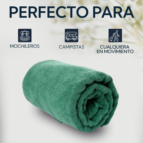 Pack 2 Toallas Microfibra Terry Verde-2