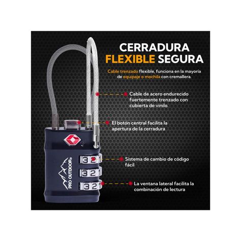 Candado Para Maletas Viaje-3