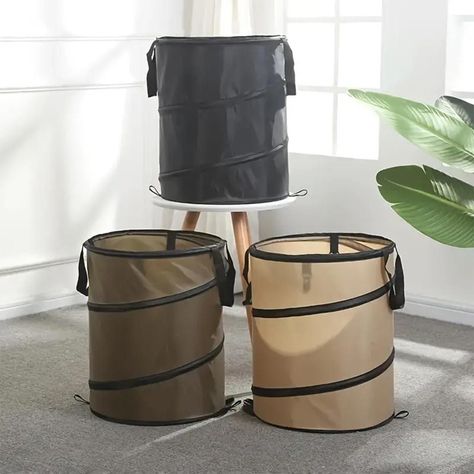 Basurero Plegable Negro-1