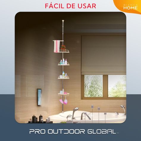 Esquinero Para Baño Cromado-6