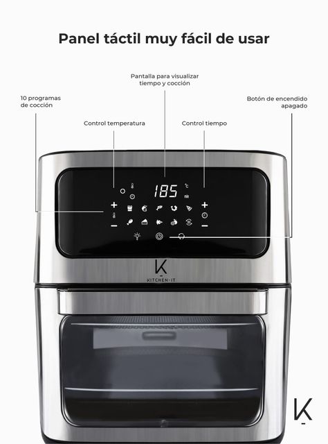 Freidora de Aire Max Edition 12L Kitchen-It-3