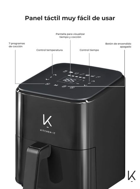 Freidora de Aire Chef Edition 4L Kitchen-It-3
