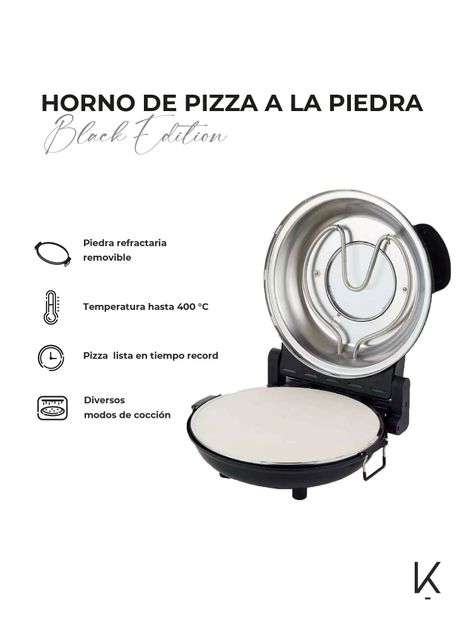 Horno Pizza a la Piedra Black Edition Kitchen-It-2