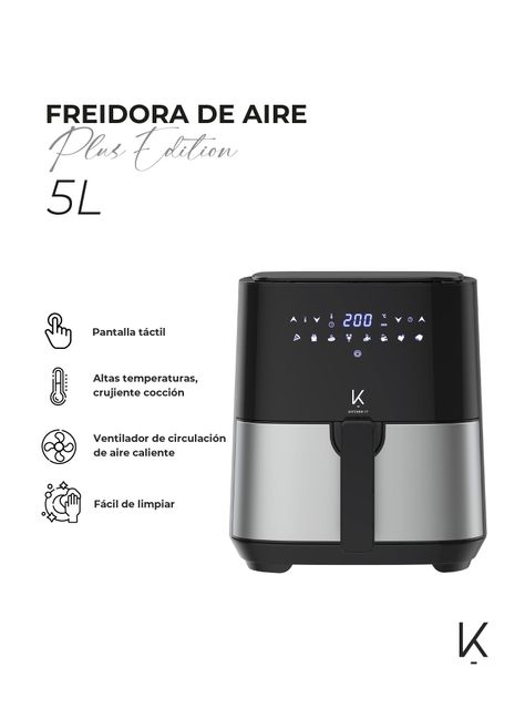 Freidora de Aire Plus Edition 5L Kitchen-It-2