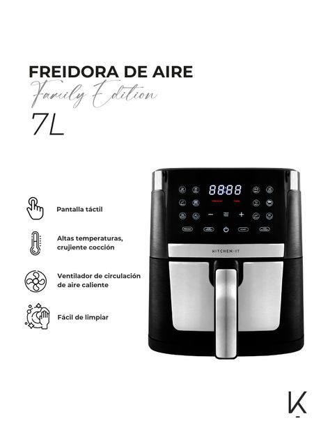 Freidora de Aire Family Edition 7L Kitchen-It-2
