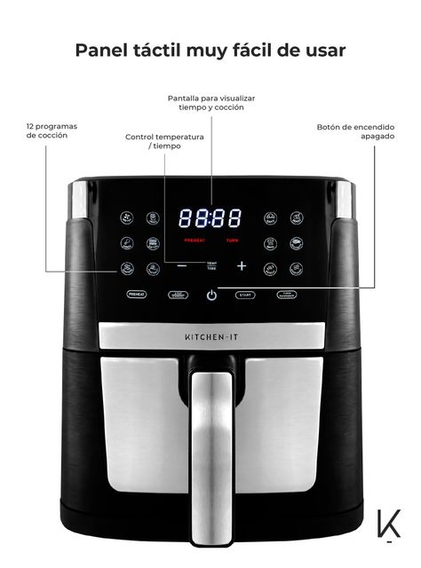 Freidora de Aire Family Edition 7L Kitchen-It-3