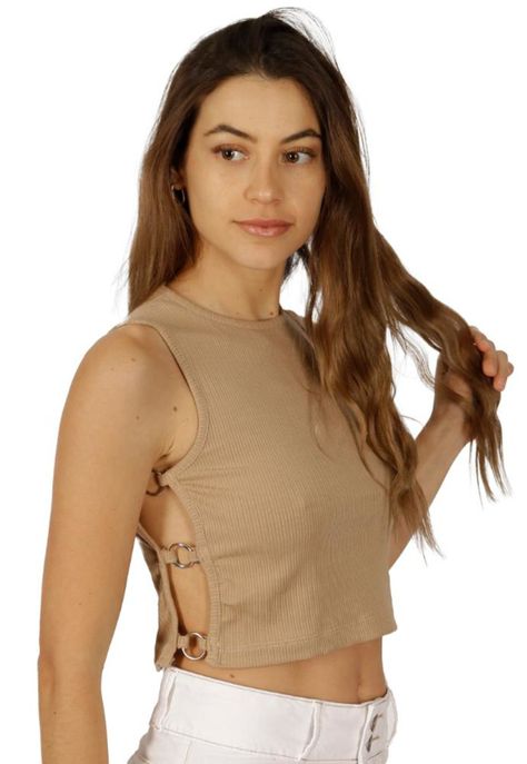 Polera Eufrates II Camel Divino Jeans-0