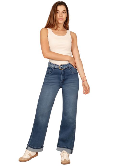 Jeans Demi I Azul Medio Divino Jeans-0