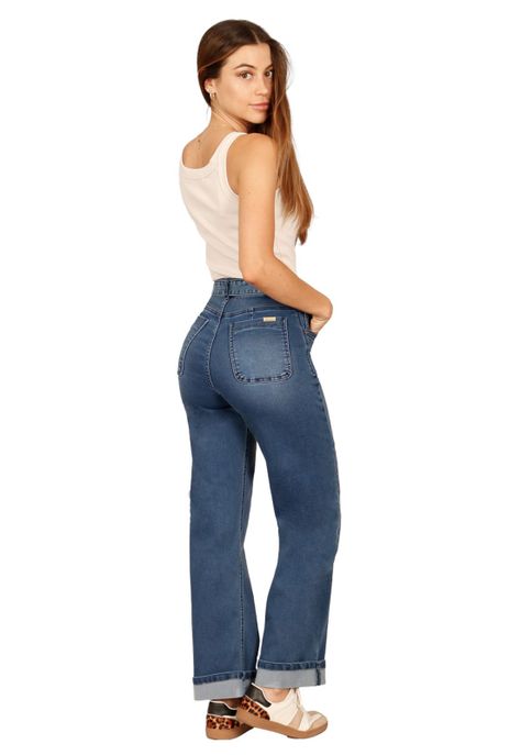 Jeans Demi I Azul Medio Divino Jeans-1