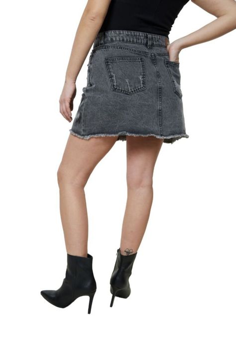 Falda Ganges II Negra Divino Jeans-2