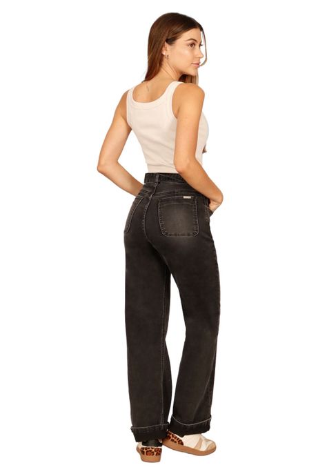 Jeans Demi III Negro Divino Jeans-1