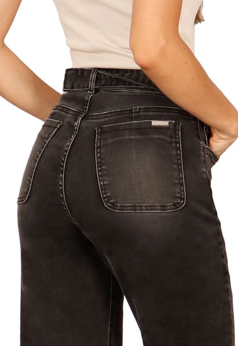 Jeans Demi III Negro Divino Jeans-3