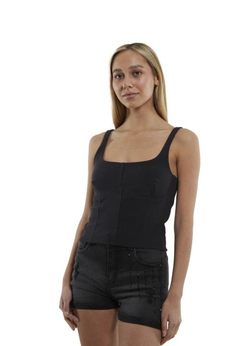 Polera Misuri Negra Divino Jeans-1