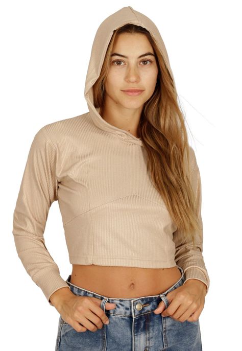 Polerón Anais III Camel Divino Jeans-0